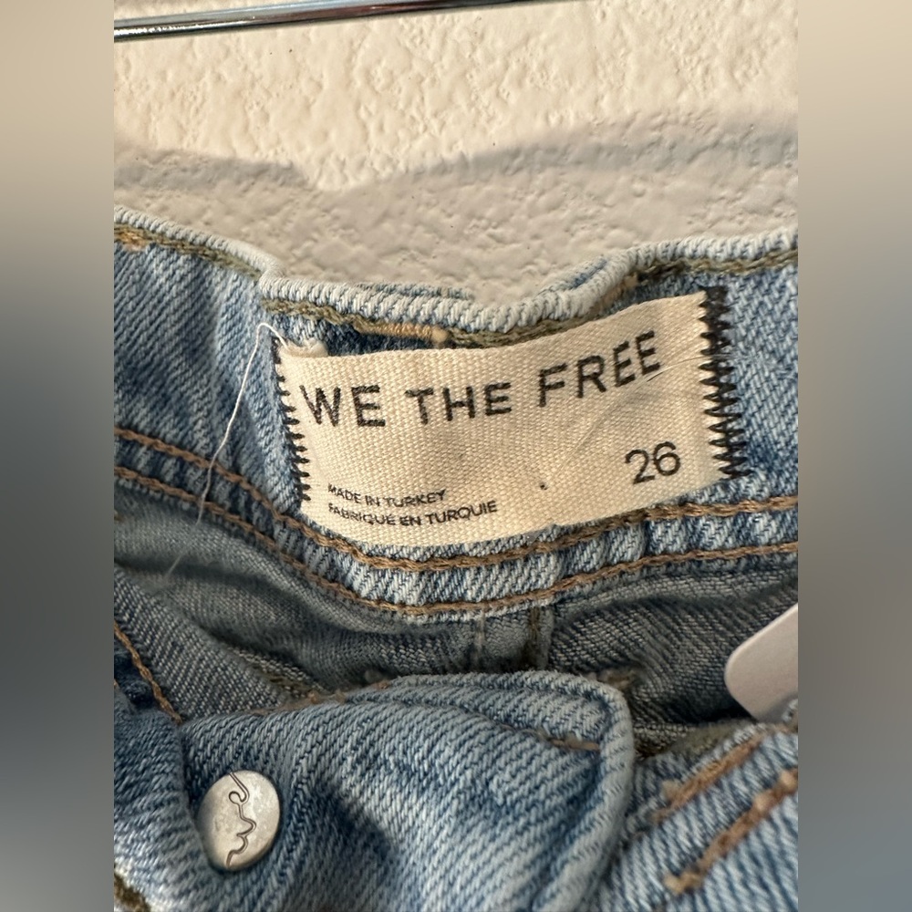 Free People Interstate Louchy Denim Shorts, 26 - Picture 8 of 8